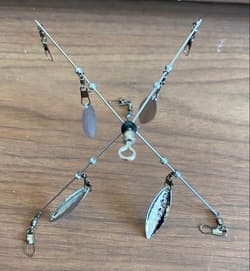 Alabama Rig Finesse Silver Blade Multi-Wire Stainless Steel 12cm Used - Thumbnail 2