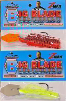 (Ct of 2) Z-Man Big Blade Chatterbait 5/8 oz Provides Maximum Thump & Vibration - Thumbnail 1