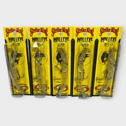 (LOT OF 5) STRIKE KING WALLEYE ELITE BANANA SHAD HCBNS5W-U NUDE I1140 - Thumbnail 1