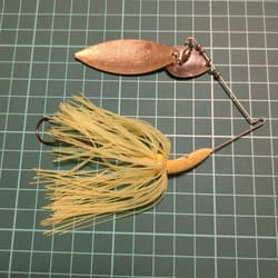 Megabass V Flat Spinnerbait Set of 2, Hard Lures, Slightly Used, Fishing Gear - Thumbnail 3