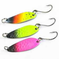 Fishing Accessories Hard Baits Sequined Fishing Spoon Lure Casting Spinner Baits - Thumbnail 3