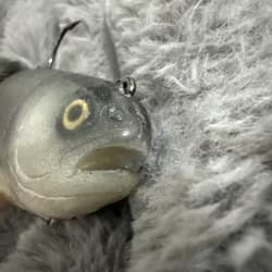 Baitsmith OG  ” kokanne H  swimbait 9” SUPER RARE Red Gills - Thumbnail 14