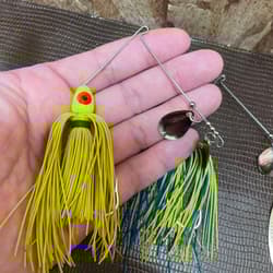 Bomber Spinnerbait Bushworker Old Lure with Replaced Blade, Used - Thumbnail 5