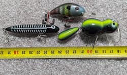 Set of 3 Rare Vintage Zeal JITABATA 99 -ARAIKUN+Heddon Zara+Strike King Pro 3XD - Thumbnail 7