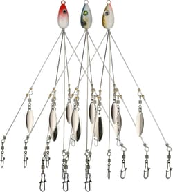 3 Pack Alabama Rig 5 Arms 4 Blades Umbrella Rig Fishing 21.5Cm Fish Bait - Thumbnail 10