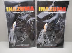 Set of 2 Drunk Crayfish Inazuma Anaconda Head Spinnerbait 3/4oz - Thumbnail 1