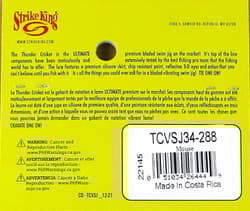 (12) Strike King 3/4 Oz Thunder Cricket Bladed Vibrating Jigs Mouse Brand New - Thumbnail 4