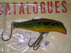 Heddon Little Luny Frog 3400 1928's Old Lure Ship From Japan - Thumbnail 3