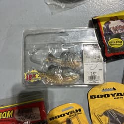 Lot Of Bass Fishing Baits Zoom Booyah VMC Bass Pro Powerbait Tubes Spinnerbaits - Thumbnail 13