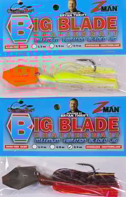 (Ct of 2) Z-Man Big Blade Chatterbait 3/4 oz Provides Maximum Thump & Vibration - Thumbnail 1