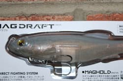 Megabass MagDraft 6" Swimbait Fishing Lure 6" 1-1/4oz (White Back Shad) NIP - Thumbnail 4