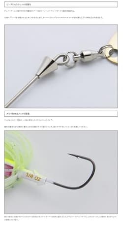 NEW Keitech Baby T-Bone Spinnerbait Double Willow DW 3/8oz #511 Green Pumpkin - Thumbnail 6