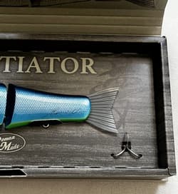 Roman Made Negotiator Guardian Blue Limited Color Swimbait Lure New in Box - Thumbnail 3