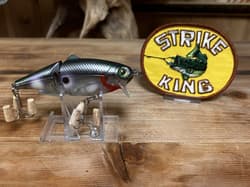 Vintage Strike King King Shad 4” Wake Bait Striper Bass Fishing Lure - Thumbnail 1