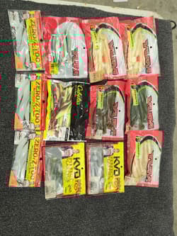 Lot Of 12 Packs Strike King Zero/Z-too-yum Lil Suzee-caffeine Shad Lot28 - Thumbnail 1