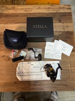 Shimano 19 Stella SW 14000XG Spinning Reel, Saltwater, Used, Maintenance - Thumbnail 1