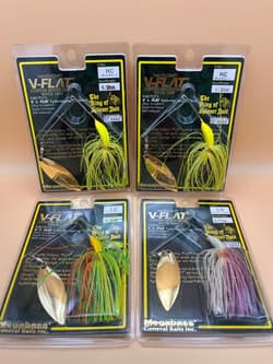Fishing Old Lure 16-9 V-FLAT Spinnerbait Set of 4 1999-2004 Limited Japan - Thumbnail 13