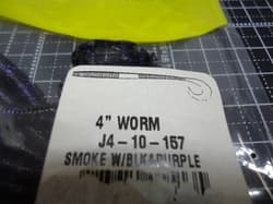 Gary Yamamoto 4" Worm (157) Near Mint - 2 Bags - Thumbnail 2