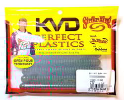 Strike King Perfect Plastic KVD OPT Supa Fry 4.5in 6pk (Double Head Red) - Thumbnail 1