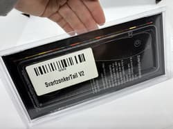 9” Svartzonker Tail V2 Green Perch Rubber Swimbait Pullbait Jerkbait Musky Lure - Thumbnail 4