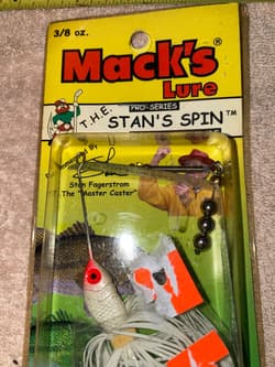 SUPER TUFF FIND!!Macks SPINNERBAIT!UNKNOWN 🎣 FUN OR COLLECT VINTAGE LURE!! - Thumbnail 2