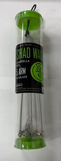 GOOGAN SQUAD * NO BLADE UMBRELLA RIG *SHAD WAGON - Thumbnail 1