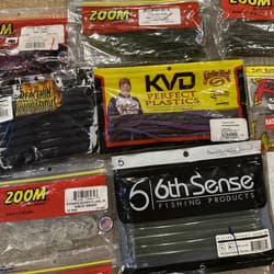 Bass Fishing Soft Plastics Lot (39) Yum Zoom Strike King Keitech 6th Sense - Thumbnail 9