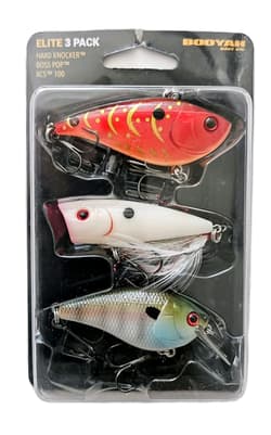(Set of 2) Booyah Elite 3 Pack Hardbait Fishing Lure Kits 6 Lures In Set New  - Thumbnail 4