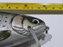 Pizz Trout Wake Swimbait 9" Lure - Thumbnail 7