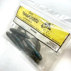 818328 Gary Yamamoto 6 Inch Jumbo Gloves 4 214 Smoke Blue Black Gold Flk Conditi - Thumbnail 4