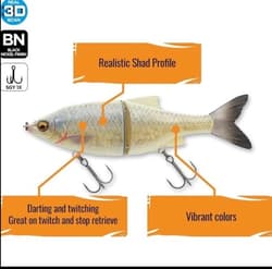 Savage Gear 3D M-Shine Glide 230 Sexy Bait Fish 4.5oz NIP Swimbait Big Lure New - Thumbnail 2