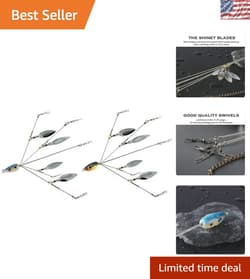 Compact Alabama Umbrella Rig with Stainless Steel Arms - Ideal for All Fishermen - Thumbnail 1