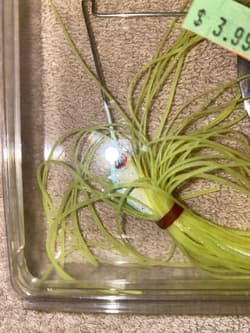 TUFF FIND VINTAGE FISH GETTER SPINNERBAIT Discontinued UNKNOWN FUN3/8 OZ”5/0”BIG - Thumbnail 6