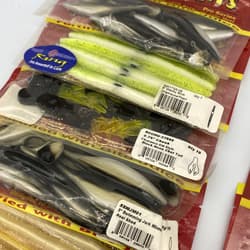 Big Bite Baits Bass Plastics Creature Bait Senko Chunk Worm Grubs (30 Bag Lot!) - Thumbnail 2