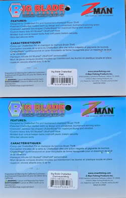 (Ct of 2) Z-Man Big Blade Chatterbait 5/8 oz Provides Maximum Thump & Vibration - Thumbnail 4