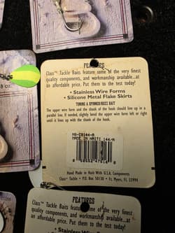  17 Packs Lures Tackle Fishing Accessories Vintage Class Brand - Thumbnail 10