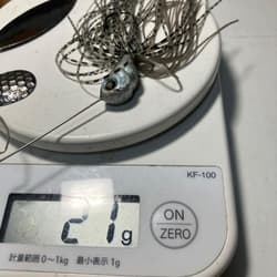 Evergreen D Zone Spinnerbait Double Blade Silver Black Metal Used - Thumbnail 11