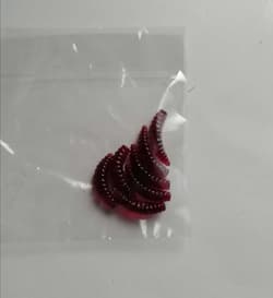 Worm Set S T Lure Bass Minnow Plug Shad Crank Vibration Spinnerbait Rubber Jig B - Thumbnail 4