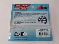 ZMan Chatterbait Mini Max 1/2oz Somerset Gold Fishing Lure - Thumbnail 3