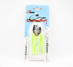 Zman Chatterbait 1/4 oz Sinking Lure Chart White (0027) - Thumbnail 1