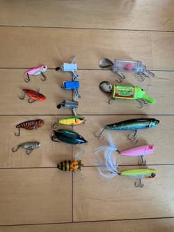 Black Bass Lure Set with Versus Box, Hard & Soft Baits, Spinners, Baits - Thumbnail 4