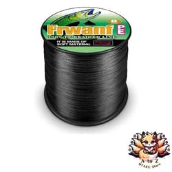 NEW Frwanf Fishing Line 8-Strand Braided PE Line 1000m Size 5 Black for - Thumbnail 1
