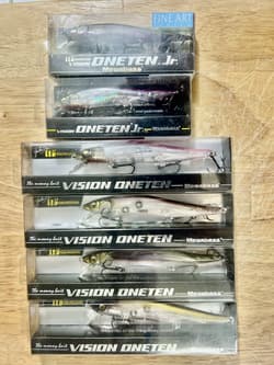 Megabass (Lot Of 6) Ito Vision Oneten Suspending Jerkbaits, Free Shipping! NWT! - Thumbnail 5