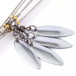 Alabama Rig 5-arm Swimbait Lure with Blades Blue Sparkle 18g Used - Thumbnail 3