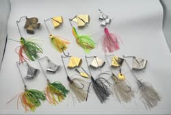 Fishing Lure Buzzbait 10 piece set OSP Megabass DEPS Evergreen Gary Yama - Thumbnail 1