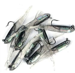 8PCS Jig Hooks Soft Fishing Lures Silicone Worms Fishing Baits Wobblers Swimbait - Thumbnail 7