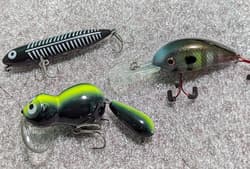 Set of 3 Rare Vintage Zeal JITABATA 99 -ARAIKUN+Heddon Zara+Strike King Pro 3XD - Thumbnail 1