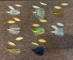 Fishing Lure deps depth B CUSTOM spinnerbait 58 set of 8 - Thumbnail 1