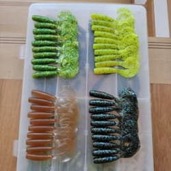 Gary Yamamoto 5-inch Super Grub - Thumbnail 1