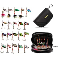 Ultimate 20-Pc Spinnerbait Kit with Visibility-Enhancing UV Reactive Features - Thumbnail 1